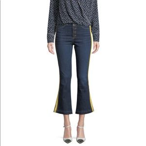 Veronica Beard Tux Side Strip Carolyn cropped jean